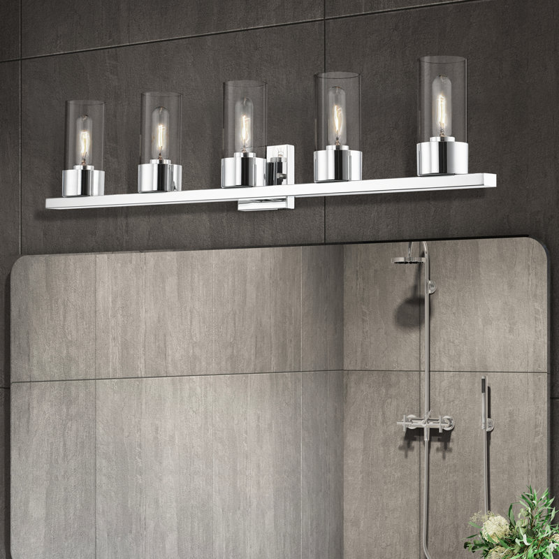 Asenet 5 - Light Dimmable Vanity Light, Polished Chrome