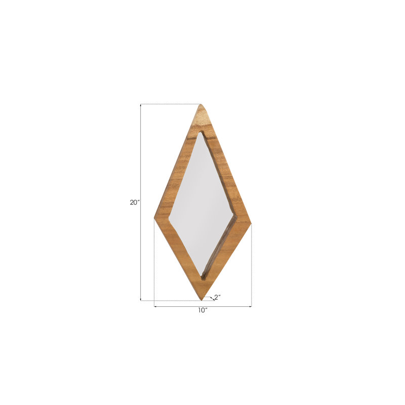 Diamond Rustic Accent Mirror