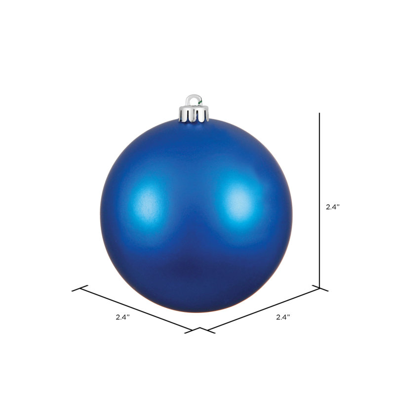 Boule incassable 2 po, Bleu