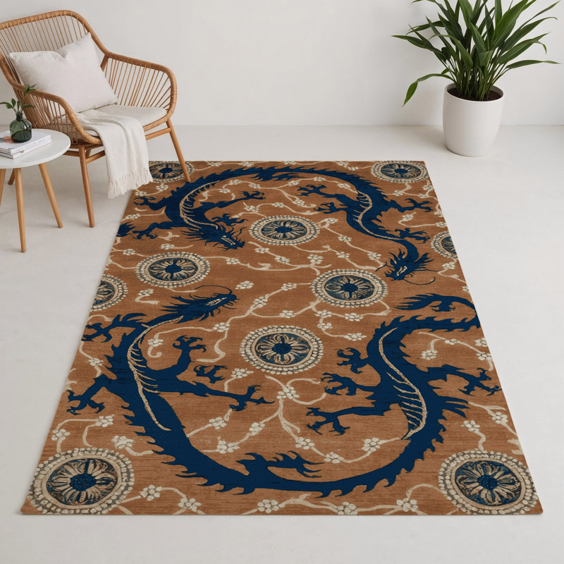 Tapis d'intérieur et d'extérieur brun français, Rectangulaire 3 pi x 5 pi