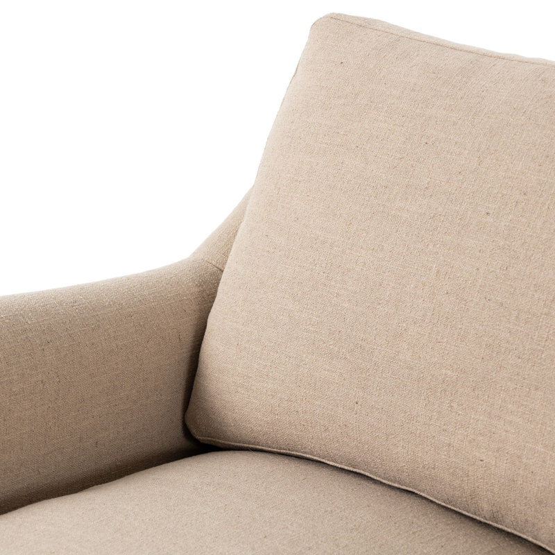 Lynne Armchair, Taupe Linen Blend