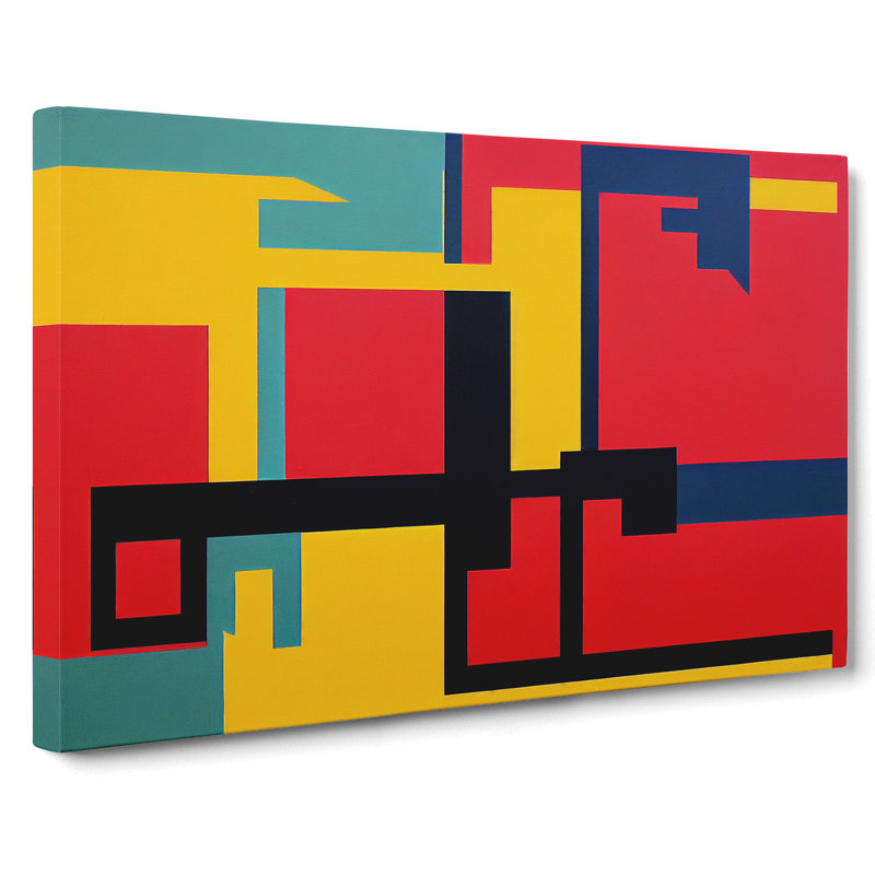 Bauhaus Vol.5 Abstract - Wrapped Canvas, 40cm H x 60cm W x 3cm D