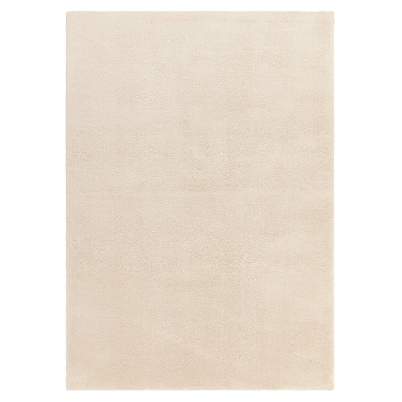 Symaya Cosy Shaggy Ivory Area Rug, Rectangle 160 x 230 cm