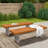 Outdoor Acacia Wood Bench(Set Of 2)-1200150720