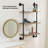 3 Piece Metal and Wood Shelf