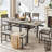 Hollenberg Extendable Metal Base Dining Table-1362267301