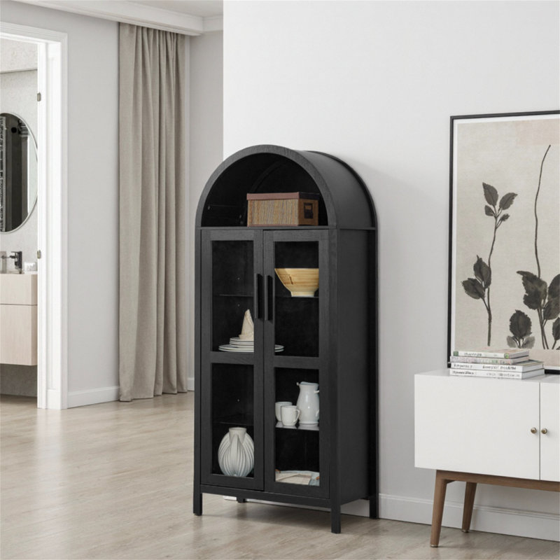High-ceiling Storage Cabinet, Black