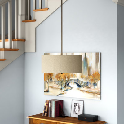 Pedersen 3 - Light Dimmable Drum Chandelier
