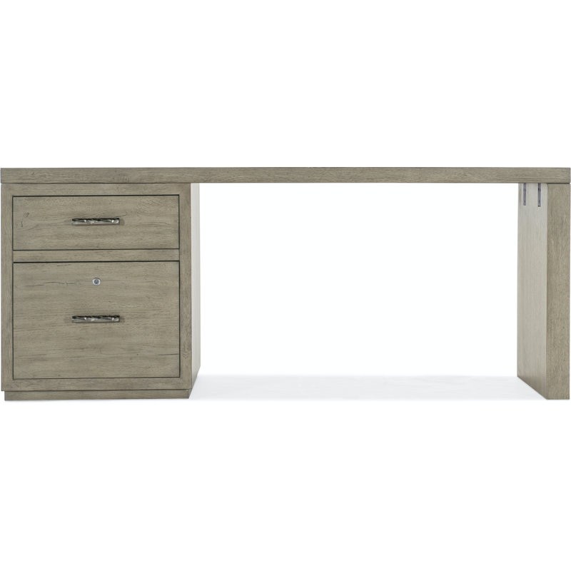 Linville Falls Desk with One File, 30" H x 72" W x 24" D