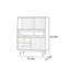 Armoire d'appoint multifonctionnelle à grande capacité