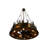 Morrigan 20 - Light Dimmable Drum Chandelier