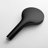 1-Spray Round High Pressure Handheld Shower With 27.5 In. Wall Bar In Matte Black