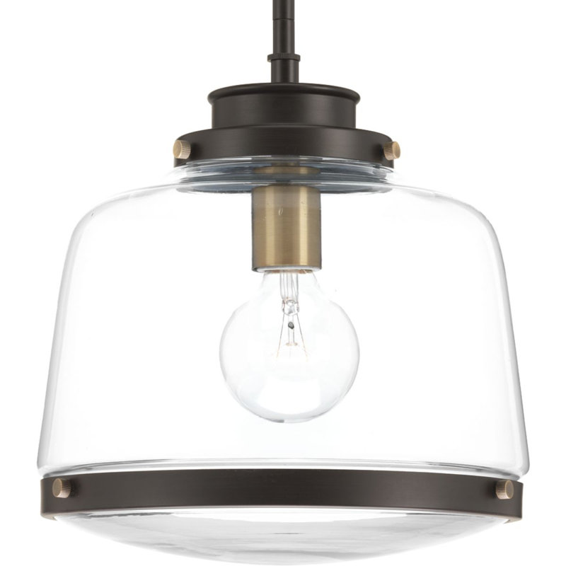 Lupe 1 - Light Single Pendant, Antique Bronze