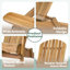 Chaise Adirondack pliante en bois d'acacia-638743605