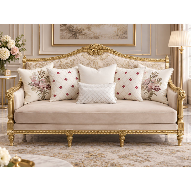 Cutrer 79 " Velvet Sofa