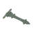 4" H x 7" W Strap Single Door Hinge