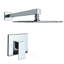 Robinet de douche mural chromé (valve incluse)
