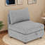 Canapé modulaire en chenille avec rangement