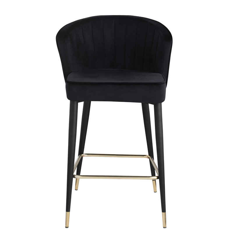 Tabouret de comptoir Chic, Noir