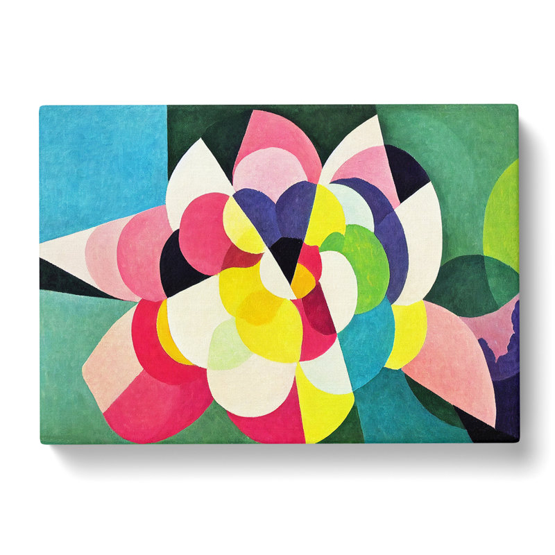 Hydrangea Flower Abstract Vol.2 - Wrapped Canvas, 35cm H x 50cm W x 3cm D
