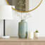 Vase contemporain en pot de fleurs contemporain pour décoration de table - Grand vase minimaliste pour salon, tablette et bureau - Vert-252114730