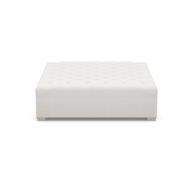 Square Ottoman, 9637-80, Sandstone