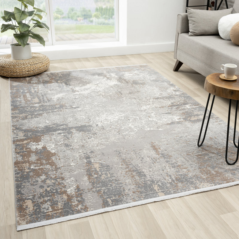 Abstract Indoor Rug, Rectangle 5' x 7'