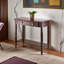 Console Airlee, grand tiroir et tablette inférieure, noyer antique H 29,83 po x l 33,92 po x P 14,89 po