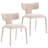 Upholstered Dining Chair with Metal Legs-148177369