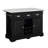 Mantello Marble Top Kitchen Island Set-1329825416