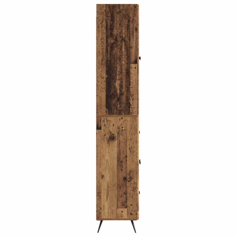 3 -Door 3 Storage Cabinet, Old Wood