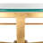 Genevieve 35.9'' Glass Top Console Table-133137848