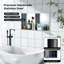 Niche de douche encastrée Enjyam en acier inoxydable doré – Organisateur mural étanche à double étagère – Antirouille, sans carrelage, rangement intégré pour salle de bain – 30,5 x 61 cm (12 x 24 po) Double grille dorée-135835254