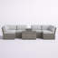 Mae Wicker Fully Assembled 4 - Person Seating Group with Cushions