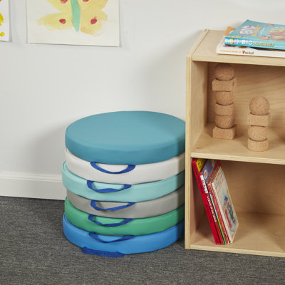 SoftScape 15" Round Floor Cushions, 12-Piece