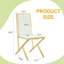 Chaises de salle à manger ergonomiques avec structure luxueuse en métal-129028266
