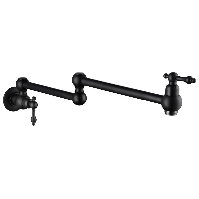 KISRAIS Kitchen Faucet, Matte Black