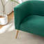 Causeuse en velours Cristen-552243129
