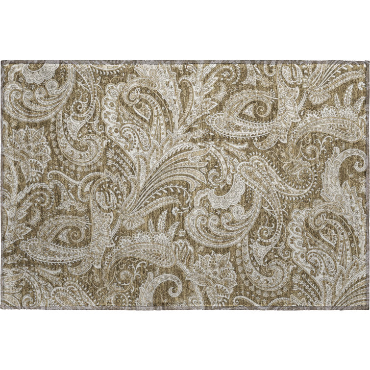 Premium Machine Washable Antonelli Chocolate Rug