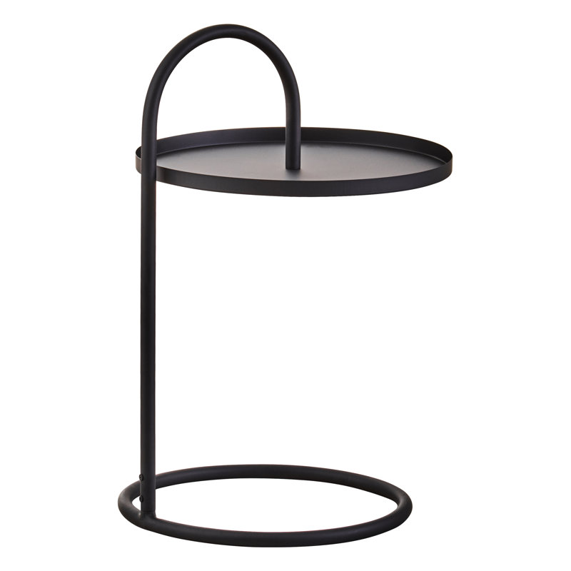 Alexica End Table, Black, Black