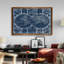 «World Globes Blueprint» par Paul Cezanne - reproduction d'art encadrée-1890099024-1890099025