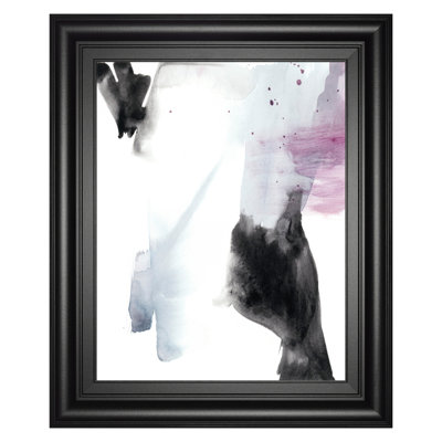 Ink Mist Wall Art - 22" x 26" - Black Frame