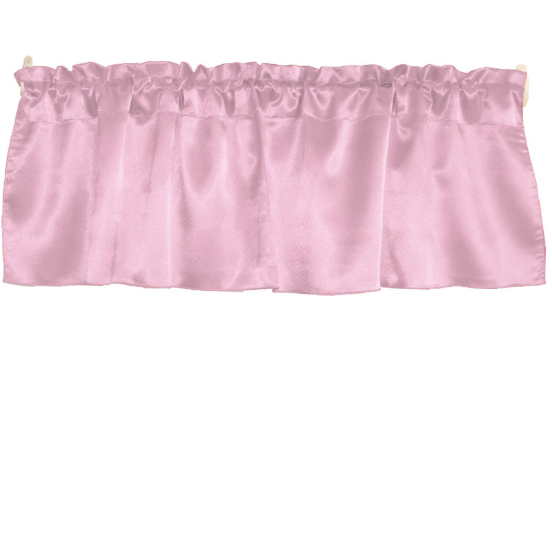 Danijah Tailored Window Valance, 58" W x 28" L, Mauve