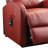 Ricardo Red PU Recliner W/ Power Lift