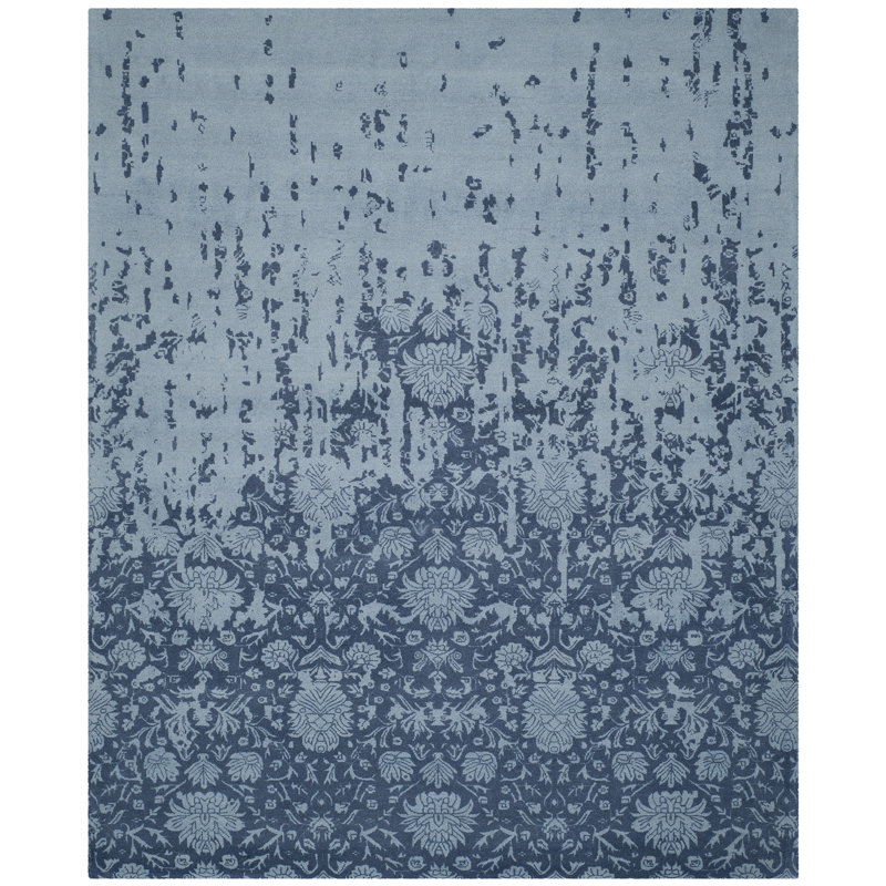 Ellicottville Restoration Vintage Hand Tufted Wool Floral Rug, Rectangle 4' x 6'