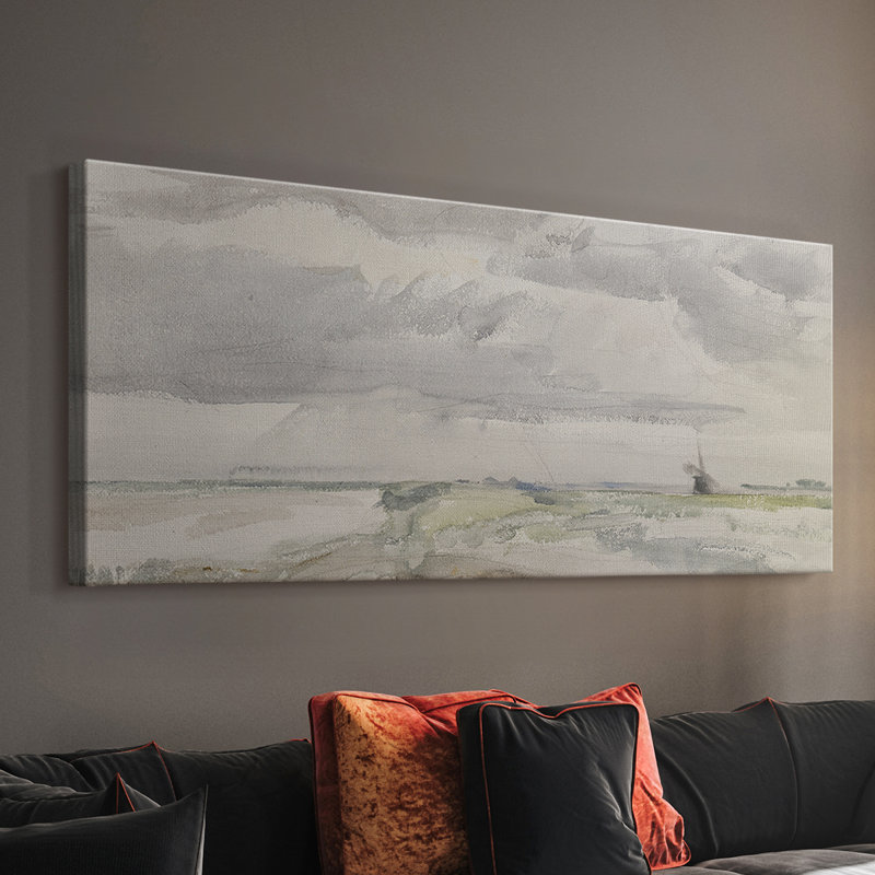 Nautical Series-CCXC- Toile tendue avec châssis - Prêt à accrocher, H 20 po x l 50 po