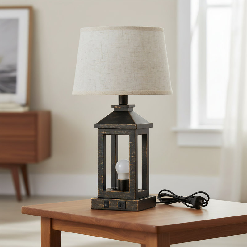 Lampe de chevet moderne à commande tactile à deux niveaux de 20,5 pouces à intensité variable à trois niveaux (ampoules incluses)