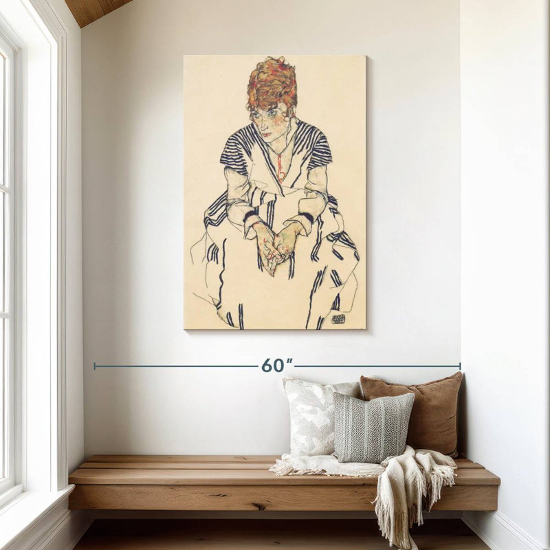 Belle-sœur de l'artiste, Adele Harms, H 45 po x l 30 po