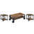 3 Pieces: Coffee Table, 2 End Tables selected