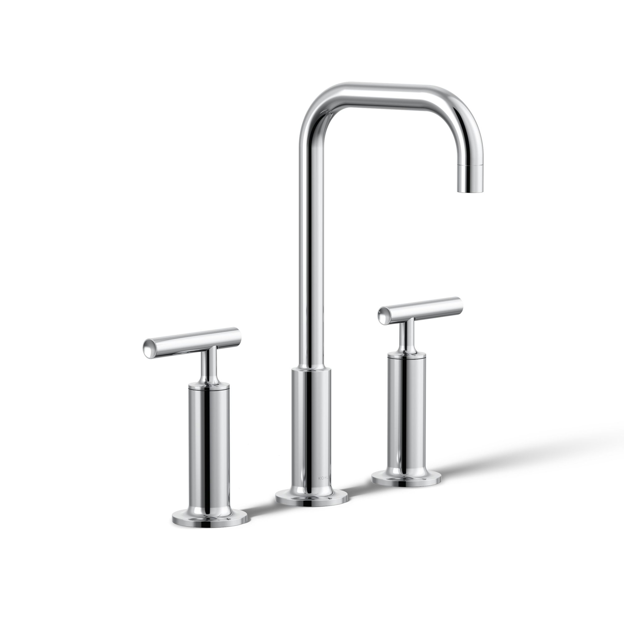 Purist Widespread Bathroom Faucet, Polished Chrome